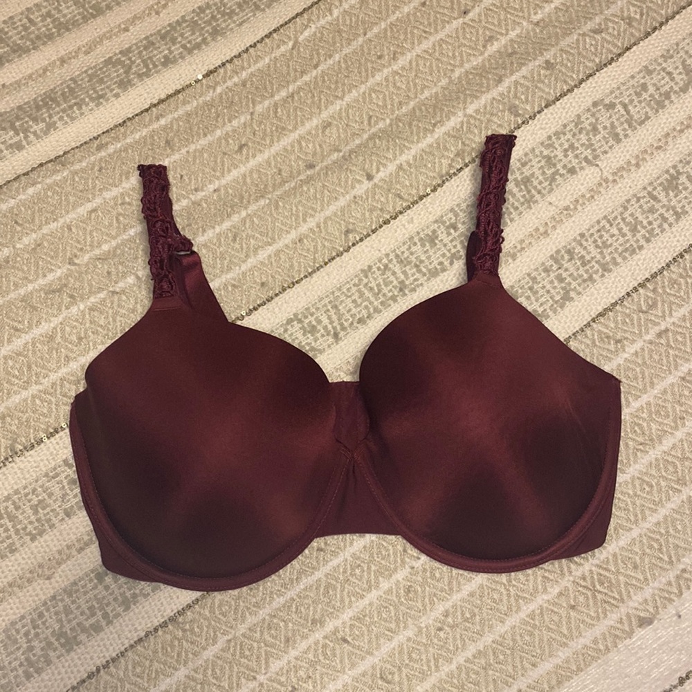 Paramour lightly lined burgundy bra 40DDD